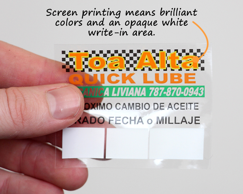oil change stickers service reminders oil change stickers service reminders