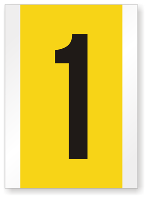 Apartment & House Number Stickers