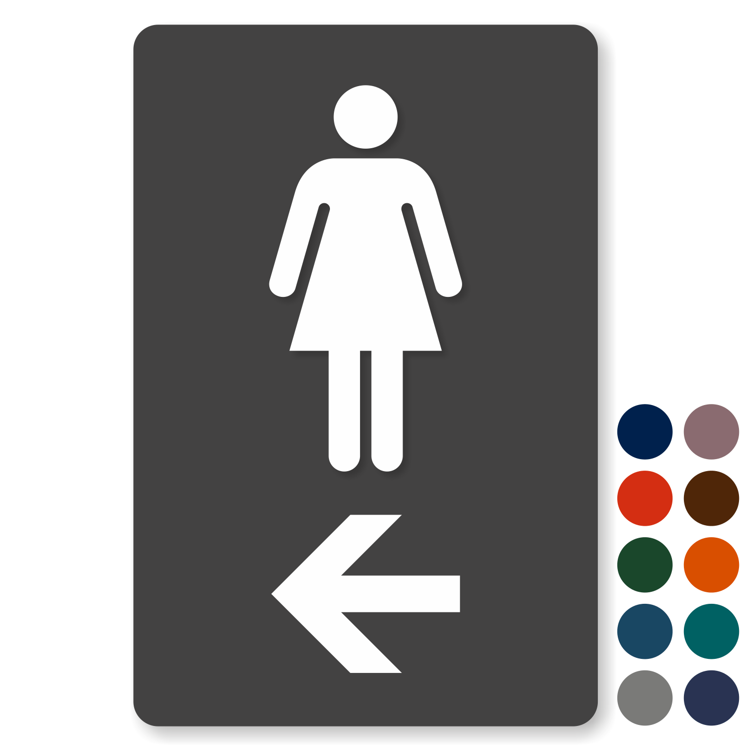 braille women restroom sign with female accessible pictos, sku braille women restroom sign with female accessible pictos, sku