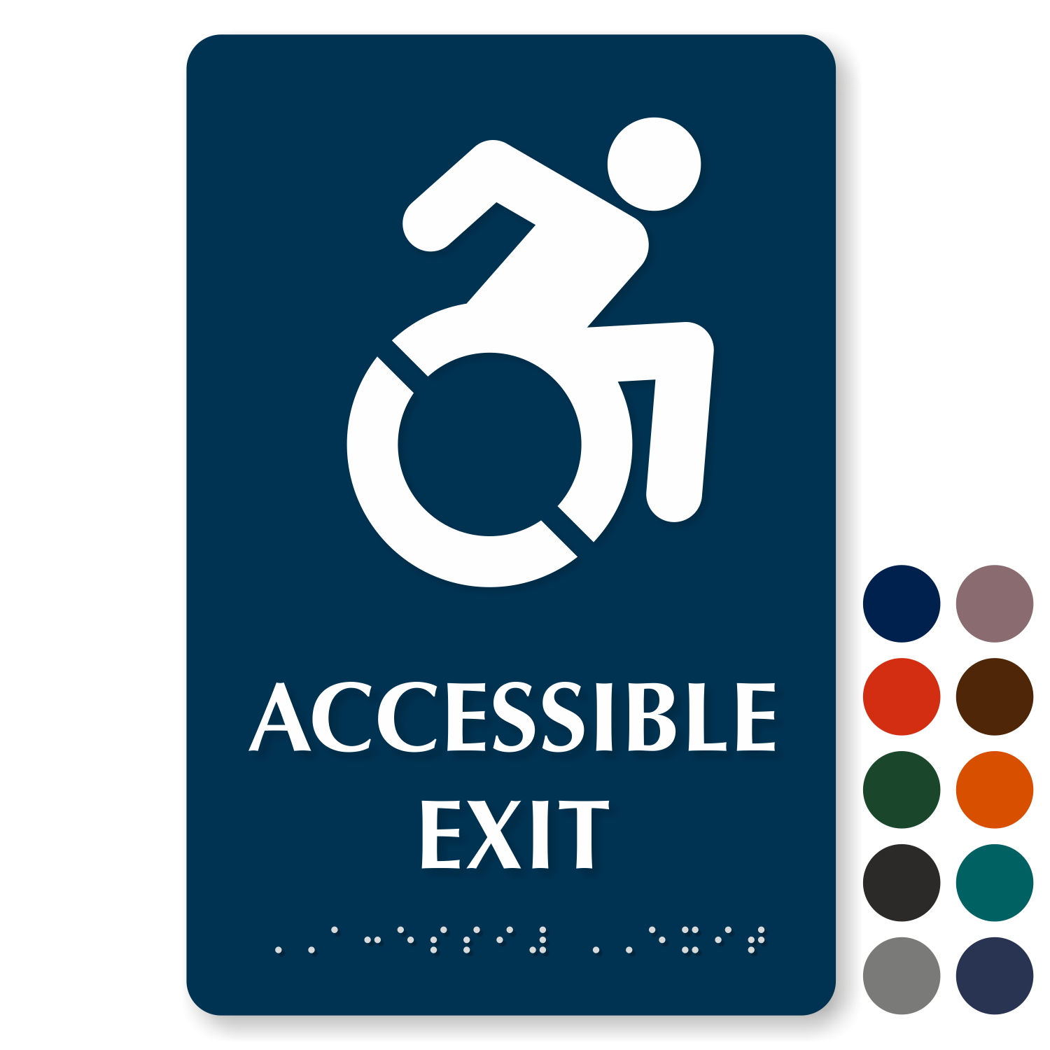 ADA Braille Accessibility Signs