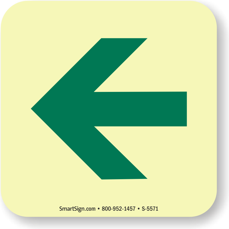 Entrance Arrow Signs Directional Door Signs