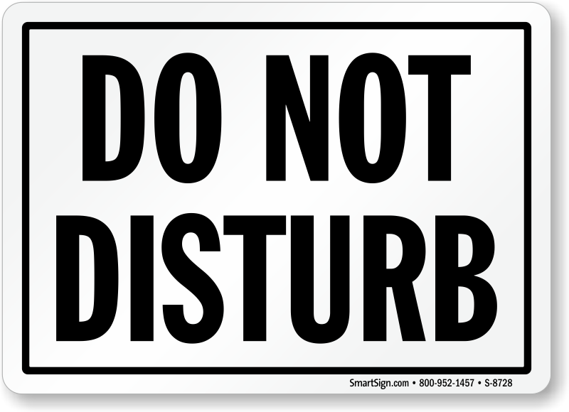   Do Not Disturb   -  3