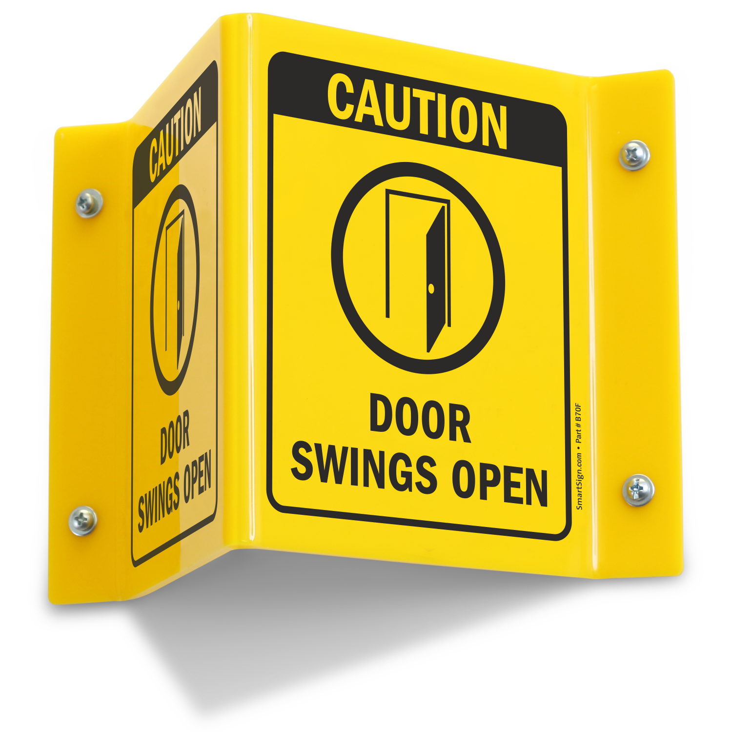 Bedroom door swings open