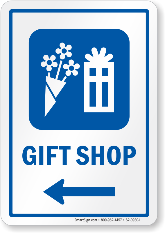 Gift Shop Signs | Gift Shop Door Signs