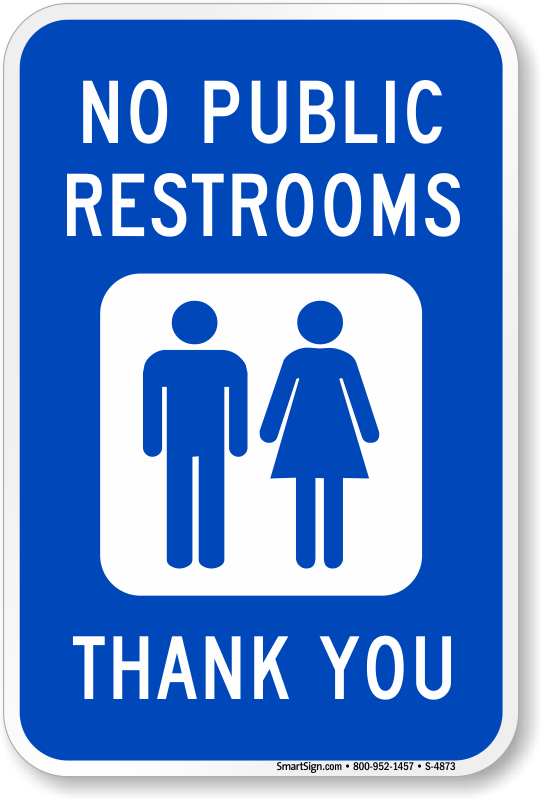 Free Bathroom Signs Download PDF