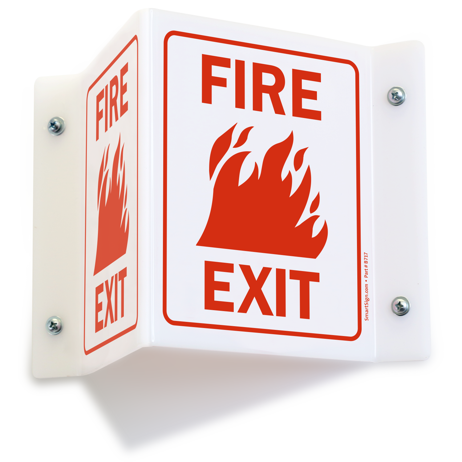 Fire Exit Signs, Fire and Emergency Signs, SKU S4569