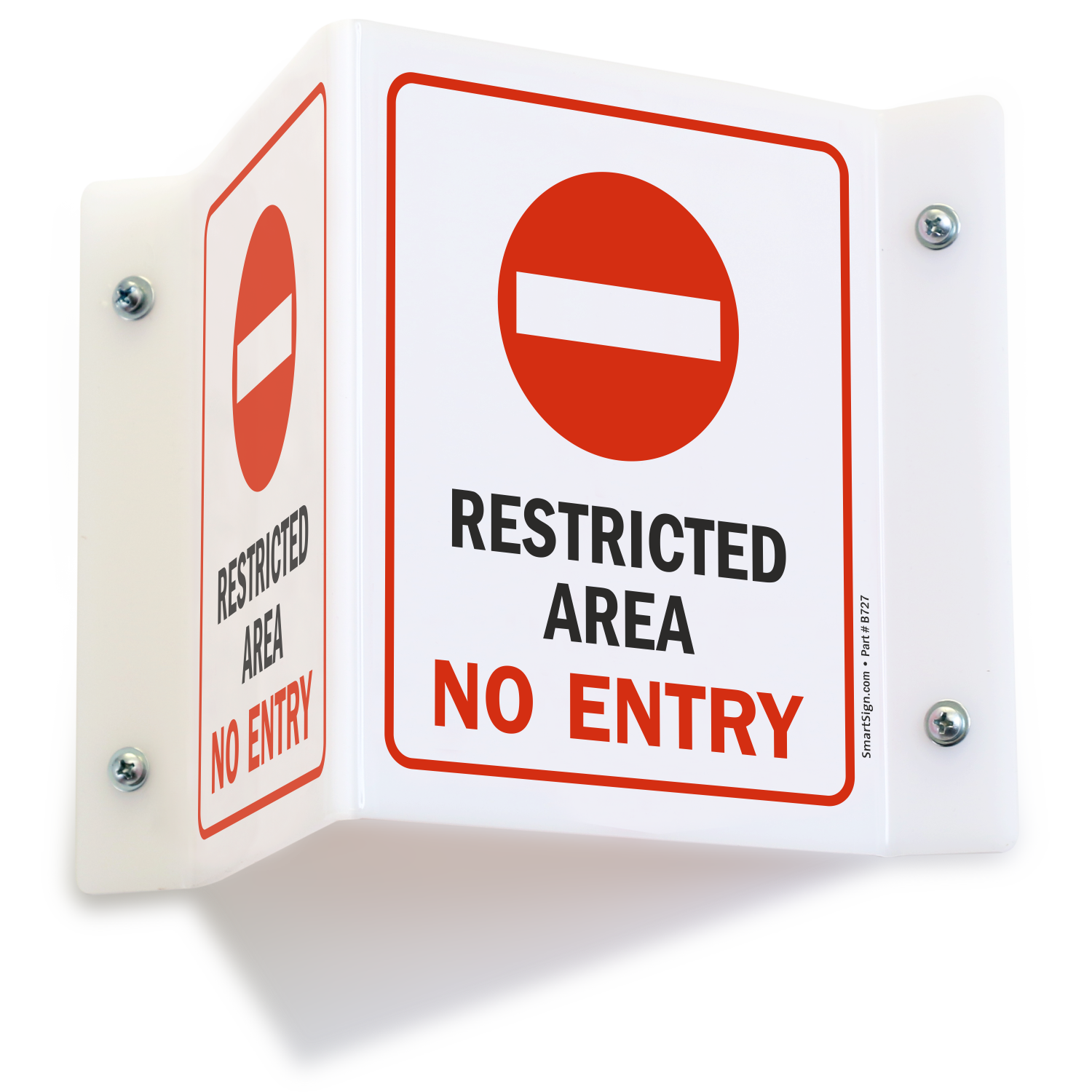 Projecting Restricted Area No Entry Sign Sku S 4594 13872 Hot Sex Picture