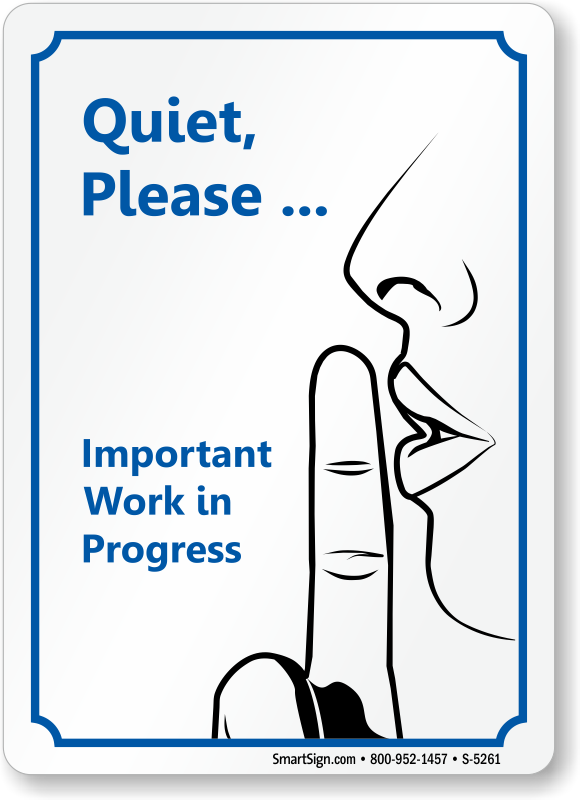 Image result for quiet zone sign