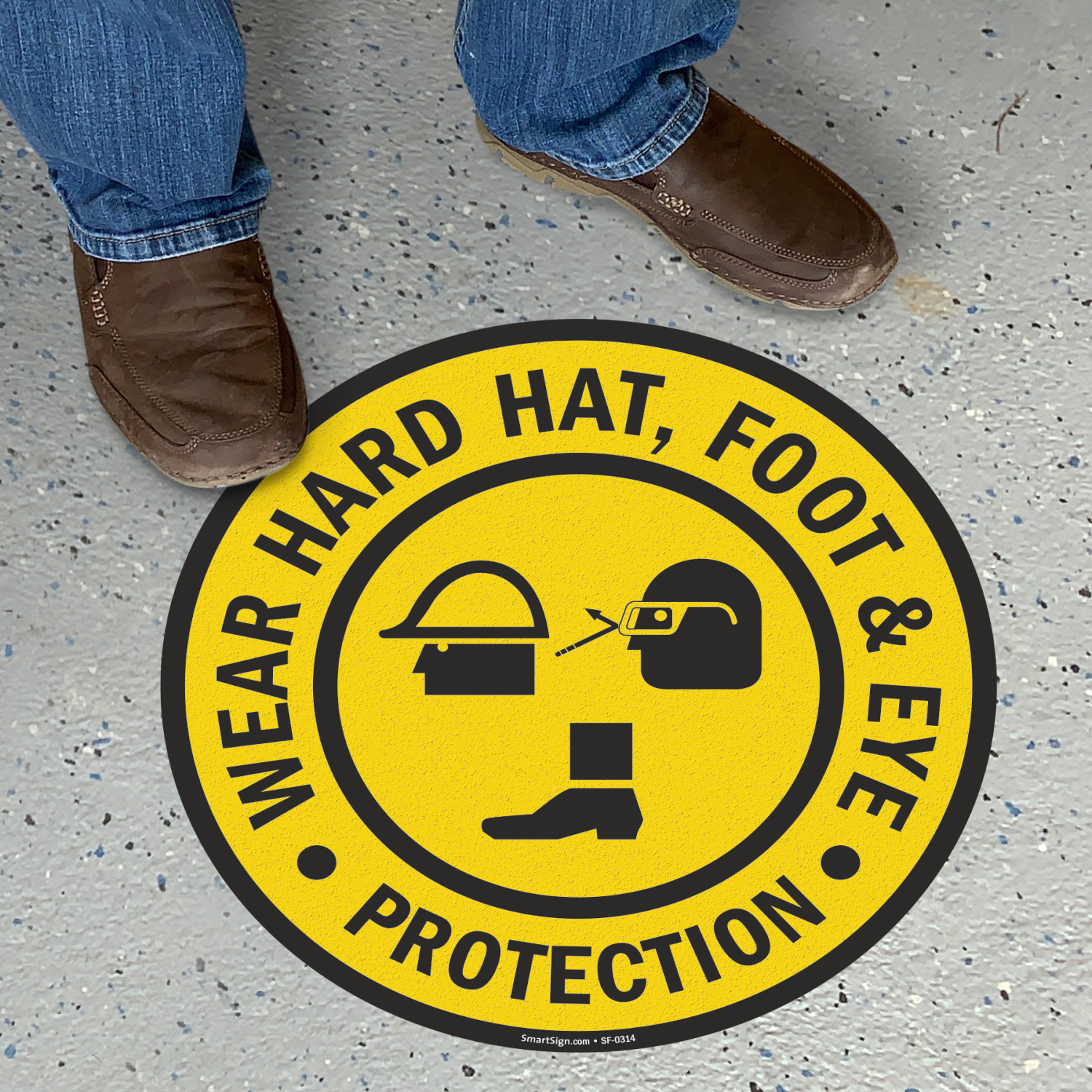 Foot Protection Signs Safety Footwear Signs