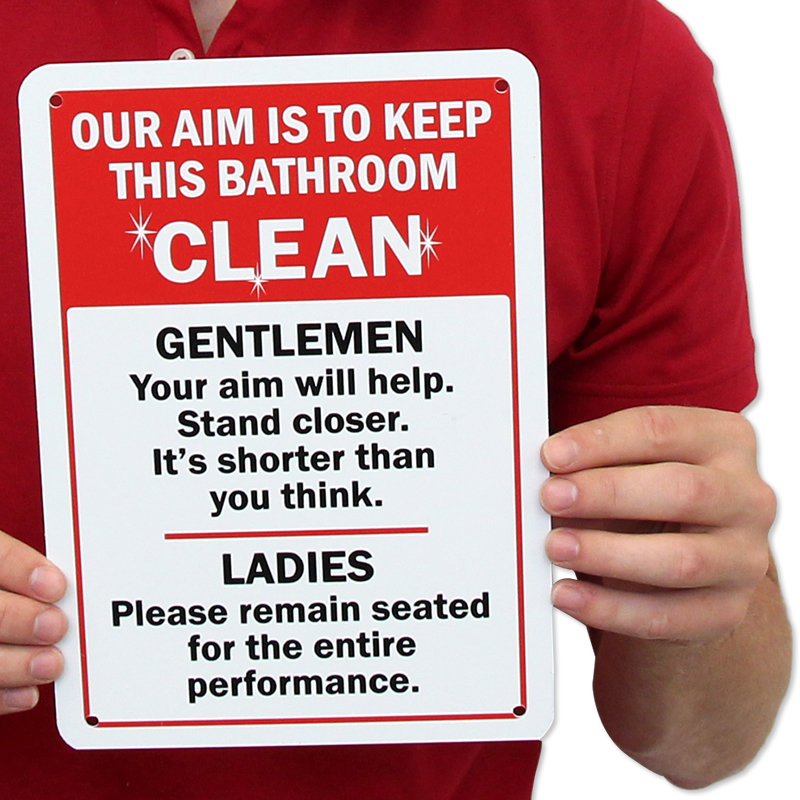 Gallery of Keep Toilet Clean Sign Printable.