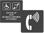 Accessible Telephone Signs