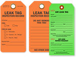 Air and Steam Leak Tags