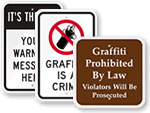 Anti Graffiti Signs