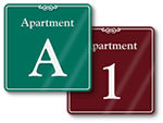 Apartment Number Signs