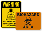Biohazard Area Warnings