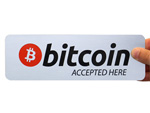 Bitcoin Accepted Here Signs