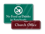 Church Door Signs