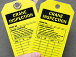 Crane Inspection Tags