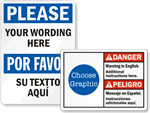 Custom Bilingual Signs
