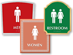 Designer Restroom Signs