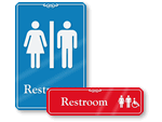 Designer Restroom Signs