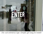 Entrance Door Signs & Labels