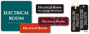 Electrical Room Signs