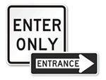 Enter Here Signs