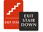 Stairwell Exit Signs