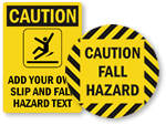 Fall Hazard Signs