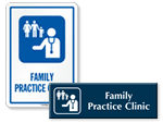 Family Practice Clinic Signs