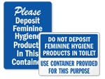 Feminine Hygiene Signs