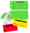 Fluorescent Inspection Tags & Labels