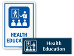 Health Education Signs