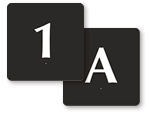In-Stock Braille Numbers Signs