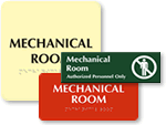 Mechanical Room Signs