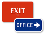 Office Exit Signs