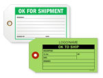 OK to Ship Tags