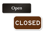 Open and Closed DiamondPlates™ Signs