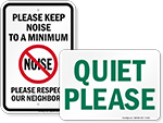 Quiet Please Signs