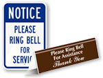 Ring Bell Signs