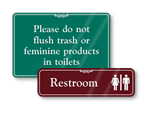 ShowCase Restroom Signs