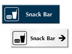 Snack Bar Door Signs