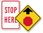 STOP Ahead Signs
