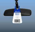 Triangle Custom Parking Permit Hang Tags