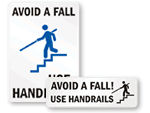 Use Handrail Signs