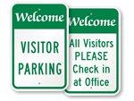 Visitor Welcome Signs