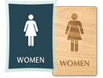 Women's Restroom Signs