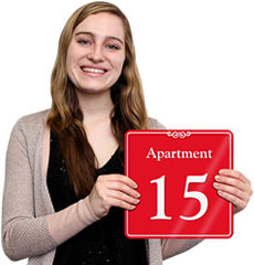Apartment Number Signs