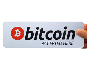 Bitcoin Accepted Sign